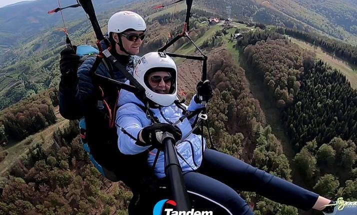 Tandem Paragliding - Krásný nevšední zážitek v Beskydech