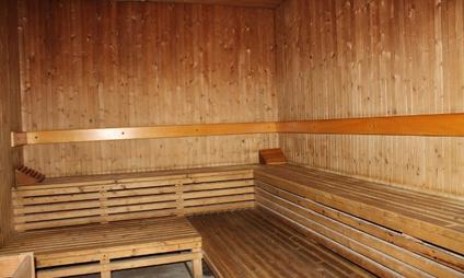 Sauna ve sportovním areálu Sedlčany