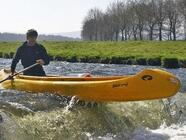 Výlet k jezům v Hirschfelde - tam na lodi, zpět na koloběžce