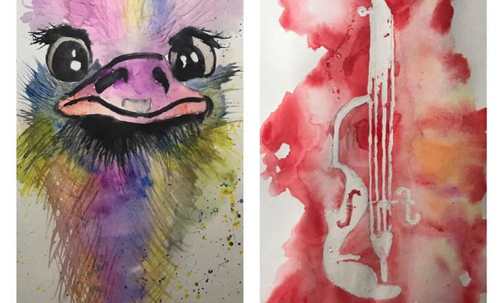 Jednodenní kurz akvarel