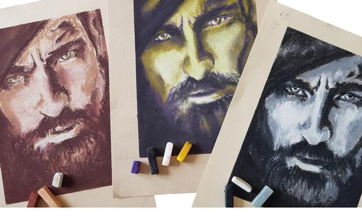 Portrét pastelem snadno a krásně - online kurz