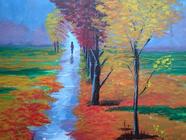 Malujeme akrylem na plátno - online kurz