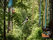 Lesní lanový park - překonejte až 36 překážek
