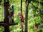 Lesní lanový park - překonejte až 36 překážek