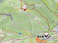 Půjčovna terénních koloběžek v Hotelu U Kabinky