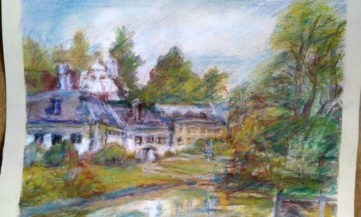 Kurz - Kombinování pastelů a pastelek s Miladou Wernerovou