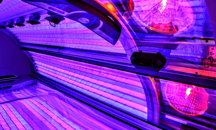 Americké solárium na ležení