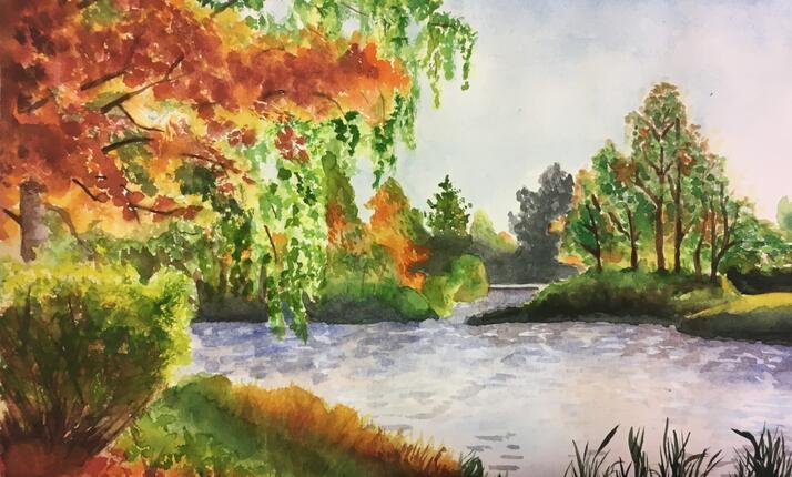 Akvarel - úplní začátečníci a mírně pokročilí