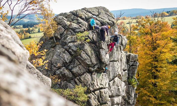 Víkendové lezení na Vysočině - pro začátečníky a pokročilé