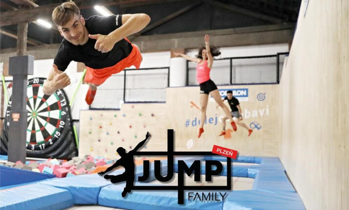 Jump Family Plzeň - skákání na trampolíně pro děti i dospělé