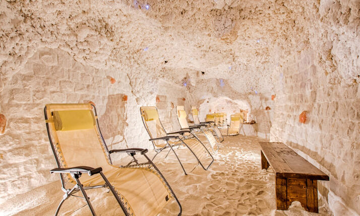Relax v solné jeskyni - klid s nádechem země