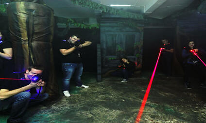 Laser game - přestřelka uprostřed džungle a aztéckých chrámů
