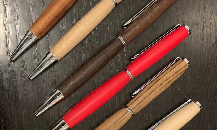 Výroba propisky - piště vlastnoručně vyrobenou propiskou