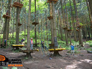 Lanové bludiště Opičárna Ostravice Sepetná - v srdci Beskyd