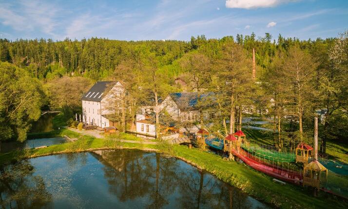 Areál Davidův Mlýn Staré Těchanovice - dovolená v přírodě