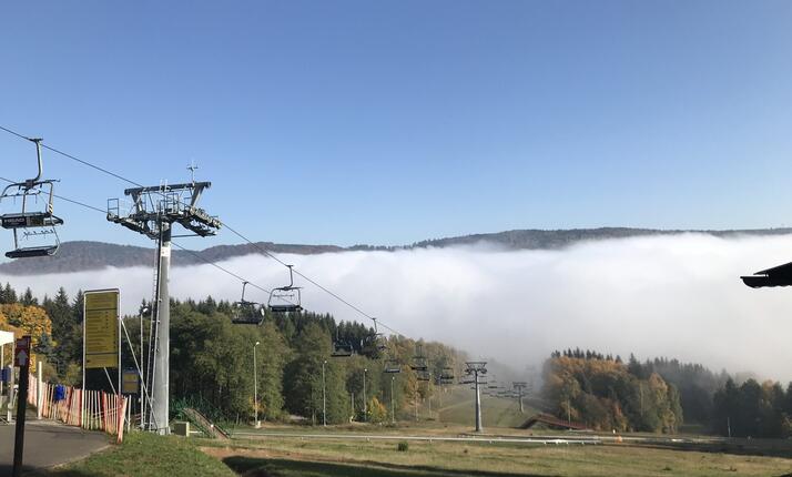 Lanová dráha Klíny - čtyřsedačková lanovka