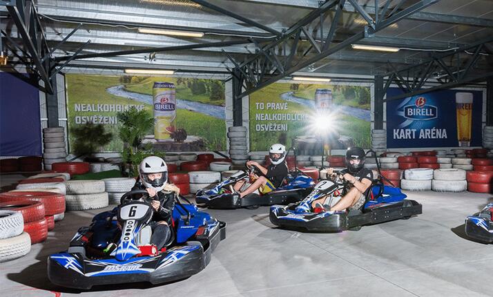 Mototkáry Kutná Hora - 335m dlouhý okruh v centru města