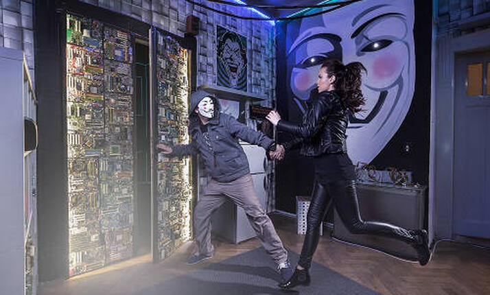 Úniková hra - Hackerovo doupě