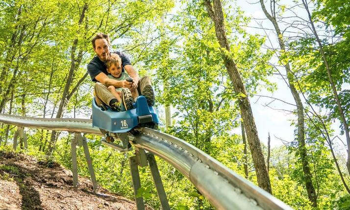 Letní bobová dráha na Plešivci Abertamy - dobrodružná jízda