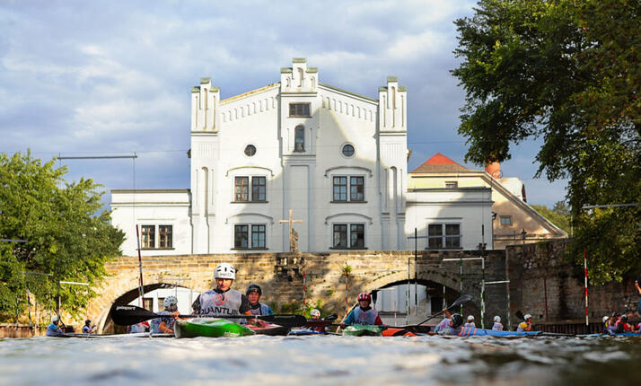 Slalomový kanál Brandýs nad Labem - trénink na divoké vodě