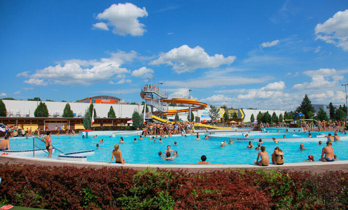 Vodní ráj Jihlava - největší koupaliště na Vysočině