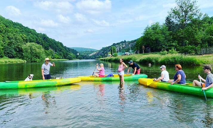 Půjčovna vodáckého vybavení v Autokempu Dobřichovice