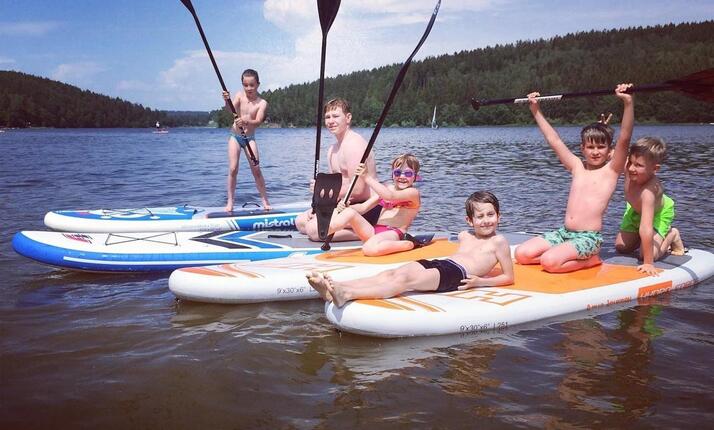 Půjčovna paddleboardů Seč - přijeďte si zadovádět na vodu