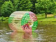 Aquaroller v Slověnický mlýn Lišov - obří válec na vodě