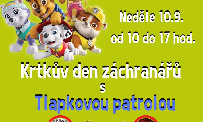 Krtkův záchranářský den s Tlapkovou patrolou - 10.9.2023