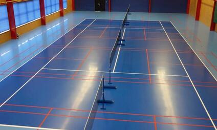 Badminton ve Sportcentru Litomyšl - 4 badmintonové kurty v hale