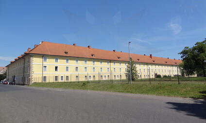 Magdeburská kasárna Terezín - sídlo tzv. židovské samosprávy.