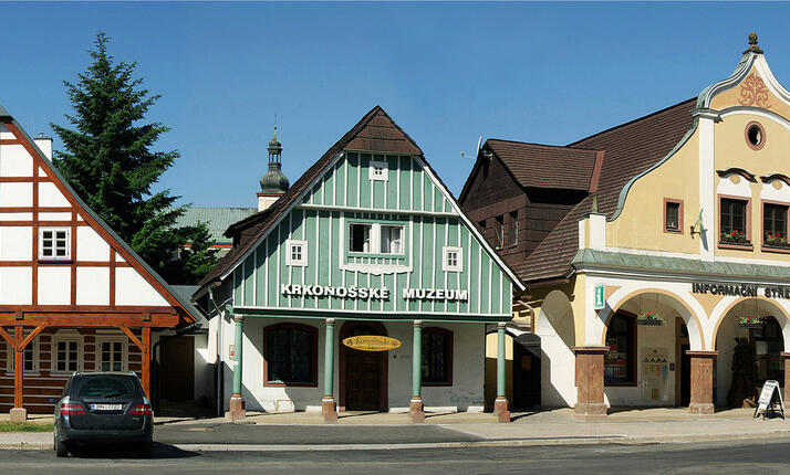 Krkonošské muzeum - Čtyři historické domky Vrchlabí