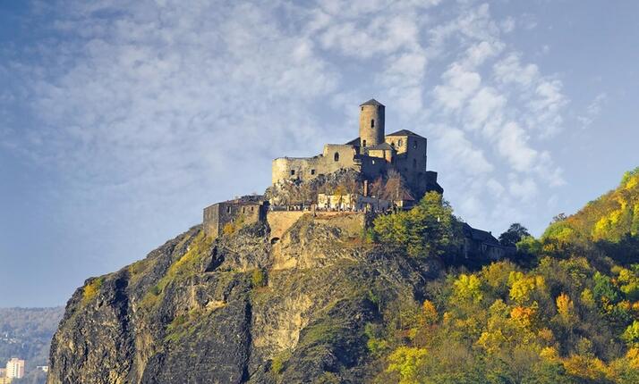 Hrad Střekov Ústí nad Labem - dominanta evropského romantismu
