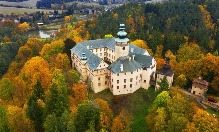 Zámek Lemberk Jablonné pod Ještědí - perla barokní architektury