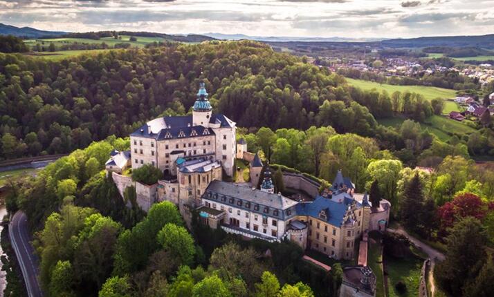 Hrad a zámek Frýdlant - rozlehlý architektonický komplex