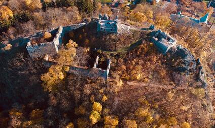 Andělská Hora zřícenina hradu Engelsburg