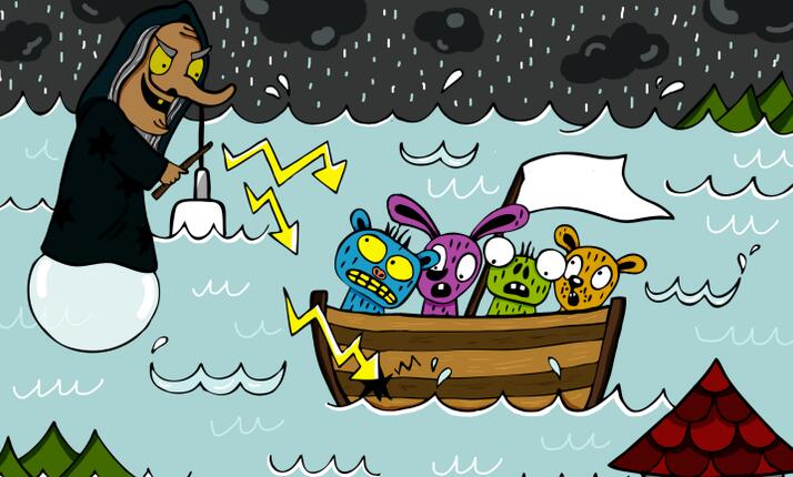 Úniková hra pro děti - Zachraňte Příšerkov