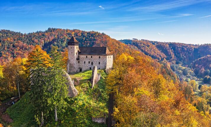 Hrad Litice - významný stavební počin Jiřího z Poděbrad