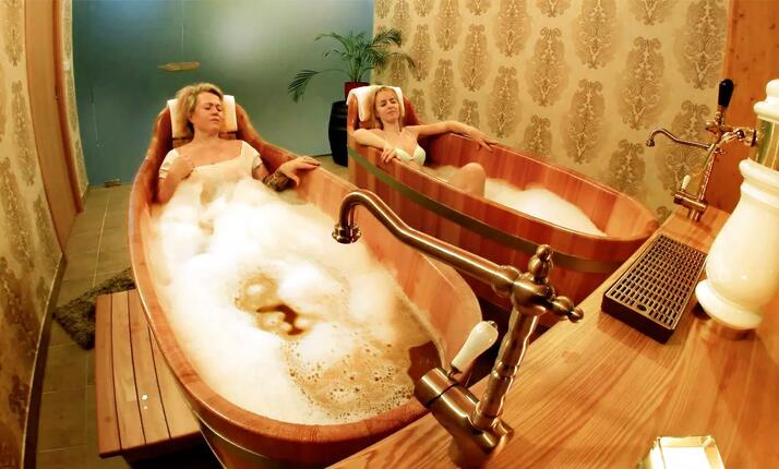 Pivní lázně Český Rudolec - koupel vznešených Vladyků