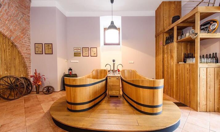 Pivní lázně v pivovaru Poděbrady - jednoduše jiné lázně