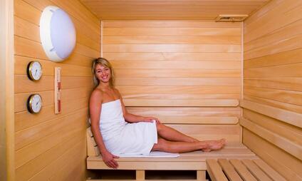 Sauna v Apartmánech YELLOW SKI Rokytnice nad Jizerou