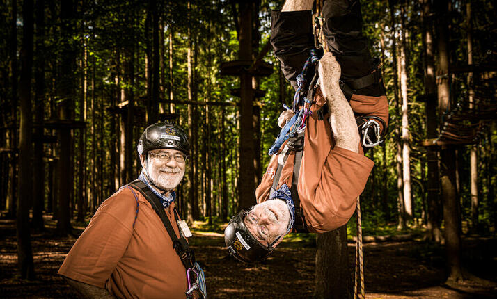 Přírodní lanové centrum Svatý Linhrat Karlovy Vary - adrenalin