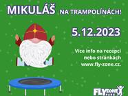 Mikuláš na trampolíně ve Fly Zone parku - 5.12.2023