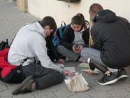 Venkovní šifrovací hra - Příběh ve městě