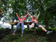 Lanové centrum Tarzanie Trojanovice - největší lanové centrum v ČR