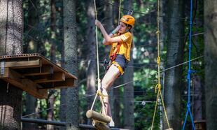 Žlutá trasa - nejdelší trasa v Tarzanii - od 140 cm