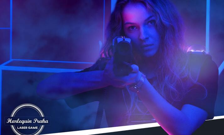 3D Laser game Harlequin Praha - pořádná střílečka bez bolesti