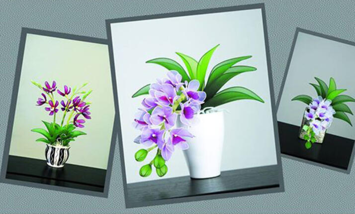 Soukromý kurz výroby květin z nylonu - Orchidej