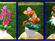 Soukromý kurz výroby květin z nylonu - Orchidej