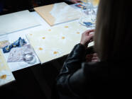 ArtTexture v Praze (Kavárna co hledá jméno) - 3D malování s plastickou texturou